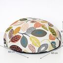 Kolorowa Pufa dziecięca Jesienne Listki - energetyczna i przytulna