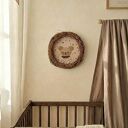 Wianek dekoracyjny z myszką - ręcznie wykonana dekoracja do pokoju dziecka