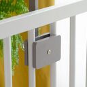 Drewniany uchwyt montażowy do karuzeli i mobilu - pałąk do łóżeczka, kolor szary