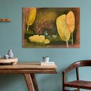 Nowoczesny obraz drukowany na płótnie „Między drzewami” format 70x50cm