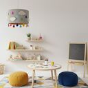 Lampa sufitowa Deszcz - ręcznie wykonany abażur dziecięcy w stylu skandynawskim