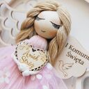 Mały anioł dla dziewczynki - prezent komunijny | Pamiątka Komunii