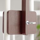 Pałąk Montessori do zawieszenia karuzeli i mobilu - naturalne drewno, kolor czekoladowy