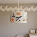 Lampa sufitowa Ocean - ręcznie wykonany abażur do pokoju dziecka w stylu morskim