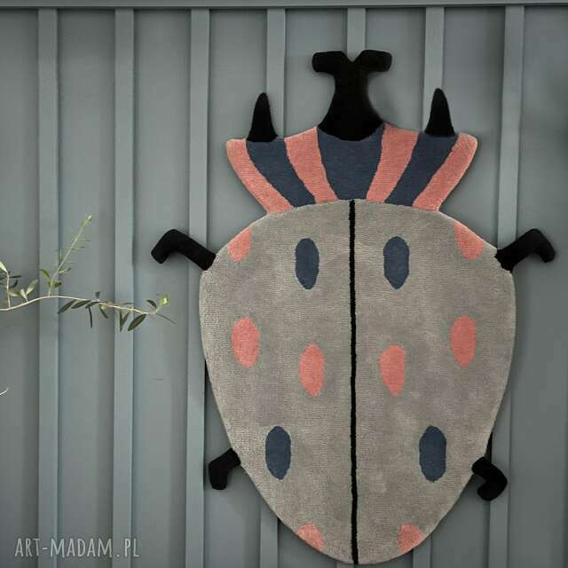 Dywan wełniany Charlie beetle 120x96 cm handtufted