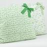 pokoik dziecka prezent poduszka dekoracyjna 40x40 w zielonej tonacji przytulanka