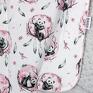 pokoik: 75x100 Panda Boho - noworodka kocyk dla dziecka