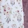 minky pokoik dziecka 75x100 floral dreamcatcher kocyk do łóżeczka