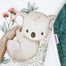 75x100 koala biel kocyk minky