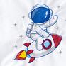 Astronauta na rakiecie - proporczyk pokoik dziecka rakieta