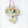handmade ceramiczna dekoracja do pokoju dziecięcego myszka ceramika