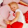 poduszka dla dziecka Słonik Red Stars mały dziewczynka