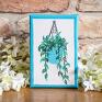 zielone obraz mini obrazek - kwiat w donicy akrylowy pokoik dziecka koziołkowe love
