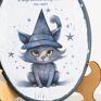 pokoik dziecka: z magicznym kotem wierzącym w marzenia - kot obrazek