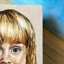 Bleuet ART święta prezent skrzynia pamiątkowa / portert personalizacja ręcznie malowana ze na zabawki portret
