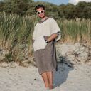 Surf Poncho - Blue Sailor - poncho dla surfera i morsa