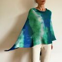 Narzutka bawełniana blue&green