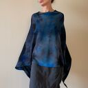 Narzutka z wełny merino 'zachmurzone niebo'