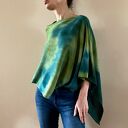 Narzutka bawełniana oliwka&morski