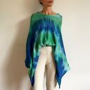 Narzutka bawełniana blue&green