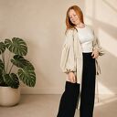 Kimono damskie lniane SOLENA