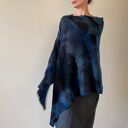 Narzutka z wełny merino 'zachmurzone niebo'