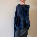 Narzutka z wełny merino 'zachmurzone niebo'