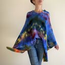 Narzutka z wełny merino kolorowa