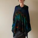 Narzutka z wełny merino ciemne kolorowe