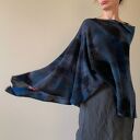 Narzutka z wełny merino 'zachmurzone niebo'