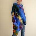 Narzutka z wełny merino kolorowa