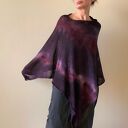 Narzutka bawełniana w kolorze bakłażanu