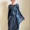 Narzutka bawełniana szary&grafit