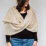 poncho oversize z alpaki