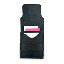 modne portfele czarny mały portfel skórzany