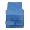 unikatowe portfele niebieski portfel skórzany z klapką