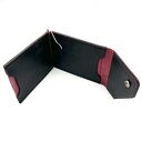 czerwony portfel portfele czarny na klips