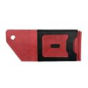 gustowne portfele portfel na arty czerwono czarny na klips