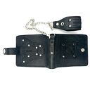 portfele czarny portfel skórzany na bilon