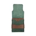 zielone portfele portfel z dodatkiem brązu