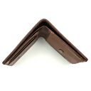 portfel na bilon portfele jasno brązowy skórzany