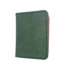 unikatowe portfele ze skóry zielono czerwony portfel ręcznie