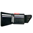 portfele pojemny czarny portfel skórzany