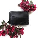 Banknotówka, portfel skórzany czarno-szary