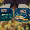 Mały portfelik patchwork handmade z motywem żuka