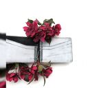 Banknotówka, portfel skórzany czarno-szary