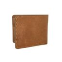 unikalne portfele portfel na bilon jasno brązowy skórzany