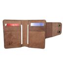 trendy portfele portfel damski duży brązowy ręcznie uszyty