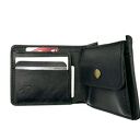 portfele portfel na bilon czarny na skórzany