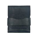 portfele czarny mały portfel skórzany